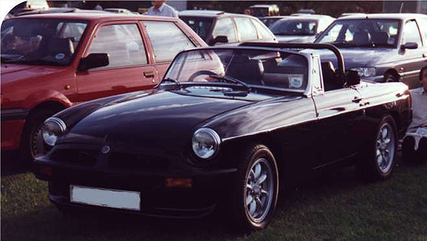 Simon's 1976 MGB (V8 conversion) Simon rebuilt his car from a very sad looking white 'B' into this immaculate car and it only took 12 years.